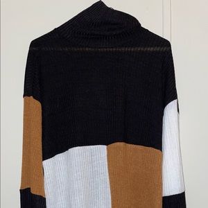 SHEIN Black T Shirt V Neck Dress